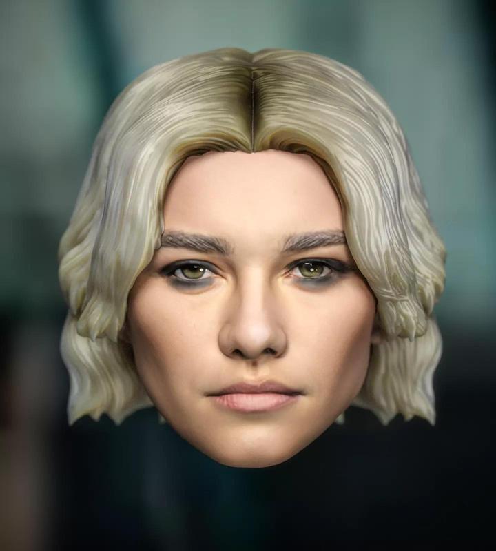 Marvel Yelena Florence Pugh Thunderbolts head