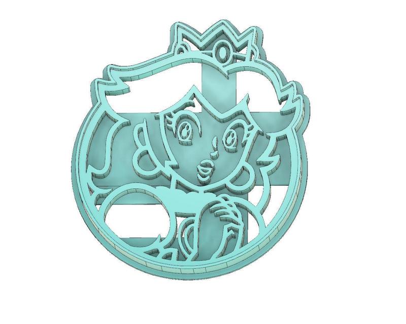 PRINCESS PEACH COOKIE CUTTER, MARIO BROS COOKIE CUTTER, PRINCESS PEACH, MARIO BROS