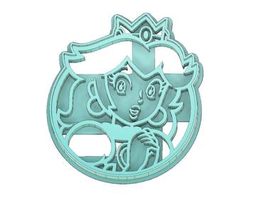 PRINCESS PEACH COOKIE CUTTER, MARIO BROS COOKIE CUTTER, PRINCESS PEACH, MARIO BROS