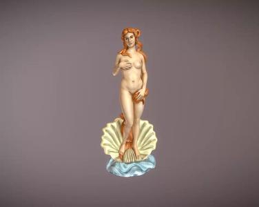 The birth of venus statue 3d print