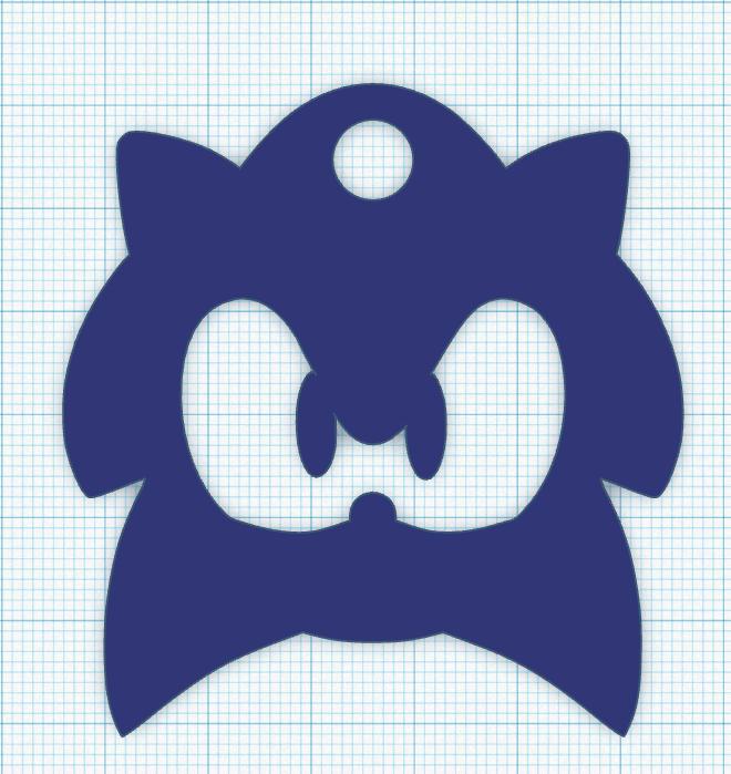 Classic Sonic Keychain