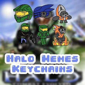 Halo Memes Keychain Pack