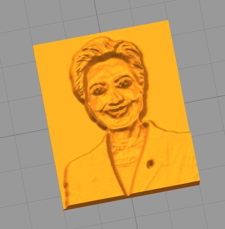 Hillary Clinton Plaque