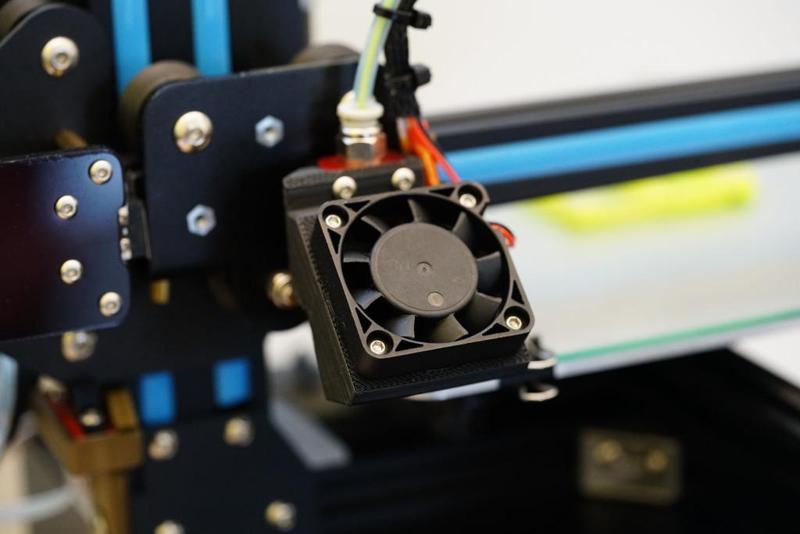 Creality CR-8 hot end fan duct