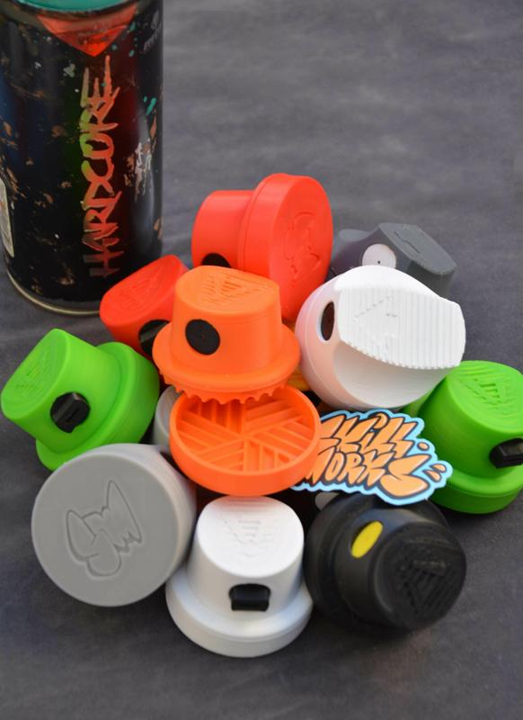 Grinder graffiti FAT CAP skinny /Skill Works Art