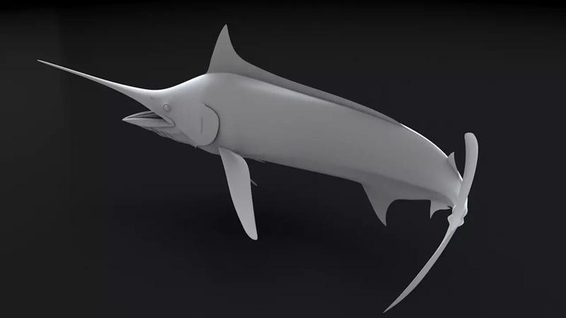 Stripped Marlin 3D Printable