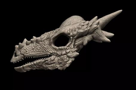 Stygimoloch Skull 3D Print Model