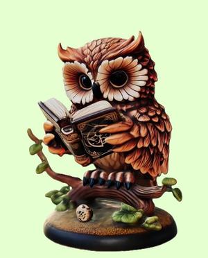 Bookish Owl - Adorable Creatures Collection