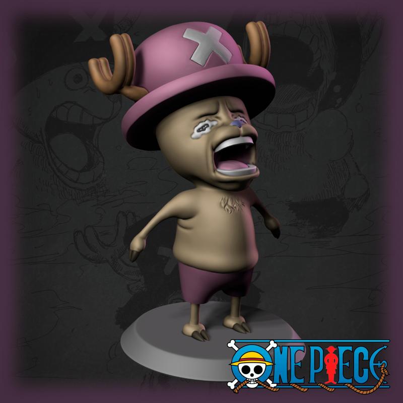 Chopper Crying Figure