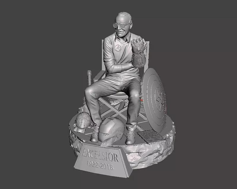 Stan Lee 3D Model Ready to Print STL