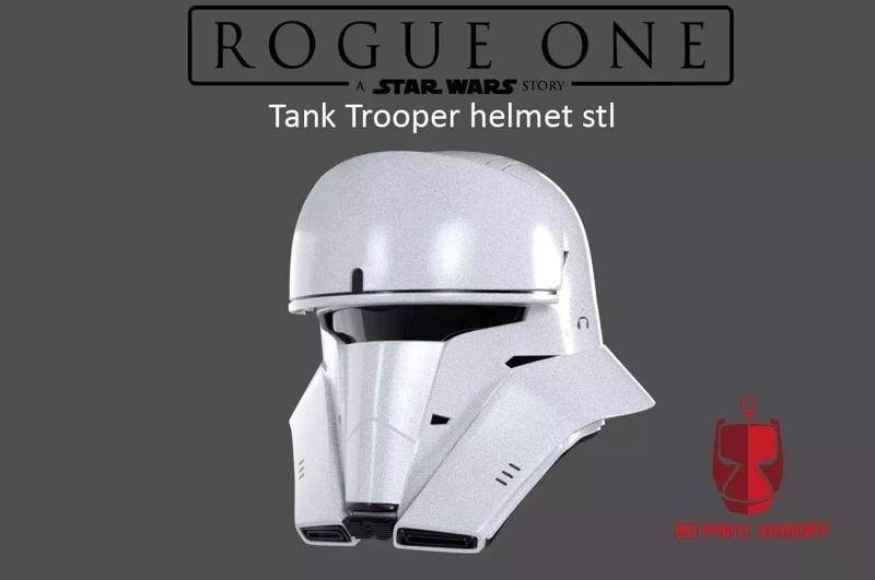 Tank Trooper helmet STL file for 3d print