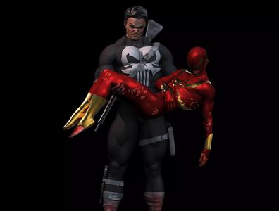 Spiderman And Punisher