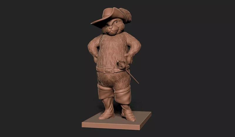 PUSS IN BOOTS 3D PRINT MODEL