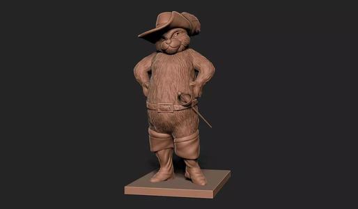 PUSS IN BOOTS 3D PRINT MODEL