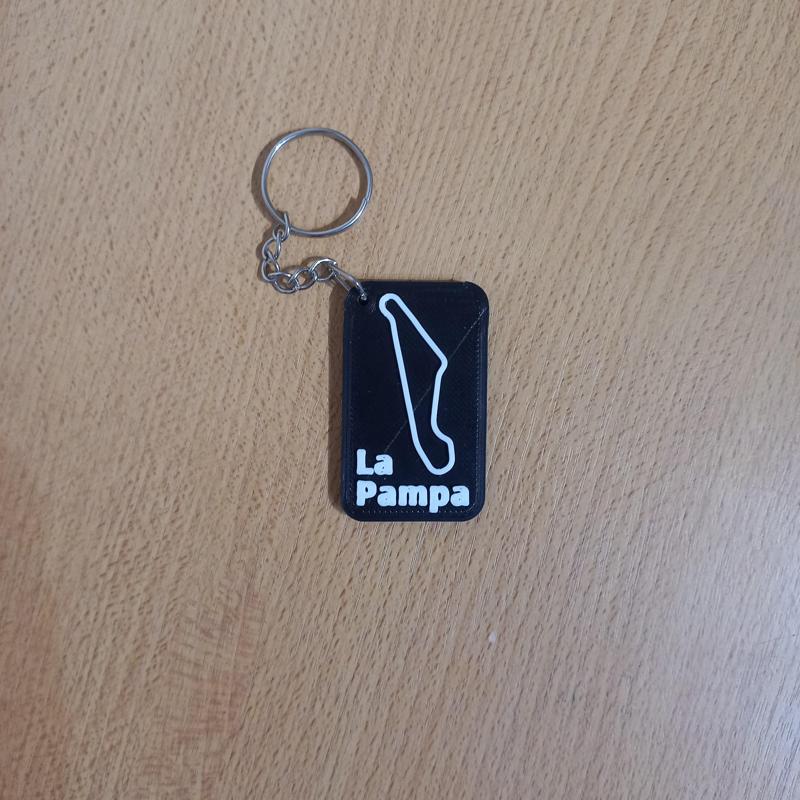 La Pampa Circuit keychain