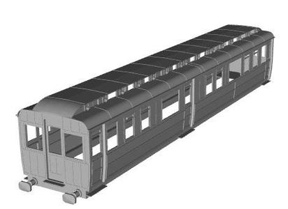 GNR/LNER Directors Saloon Coach 1/87 scale