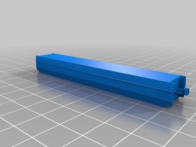 TGV Postal Trailers R1 to R8 in HO scale and 3D printed by TerranRailways