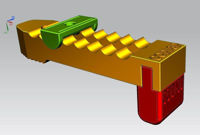 CNC morsetto modulare da tavola (d. 6mm.) rev.003 - CNC table modular clamp (d. 6mm.) rev.003 