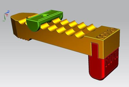 CNC morsetto modulare da tavola (d. 6mm.) rev.003 - CNC table modular clamp (d. 6mm.) rev.003 