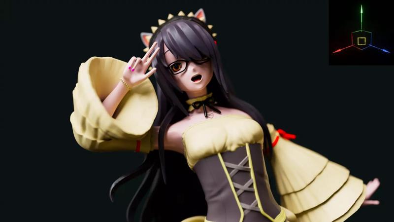 Reika Kanata Original Stylized Anime Girl