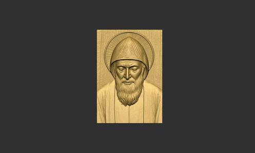 Saint Charbel Bas Relief 1