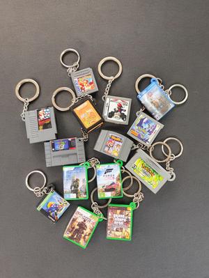 Keychains consoles mega pack (mega pack of console key rings)