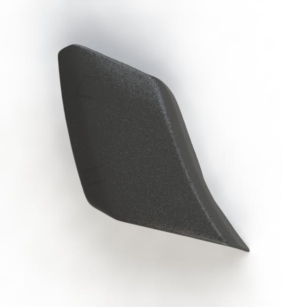 Mitsubishi Outlander XL 2002-2007 Rear Left bumper molding. OEM Number MN181321