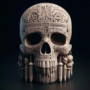 Inuit Shaman Skull  Spirit Symbol