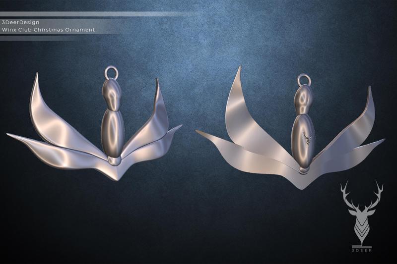 Winx Club  Royal Domino Crown Christmas Ornament