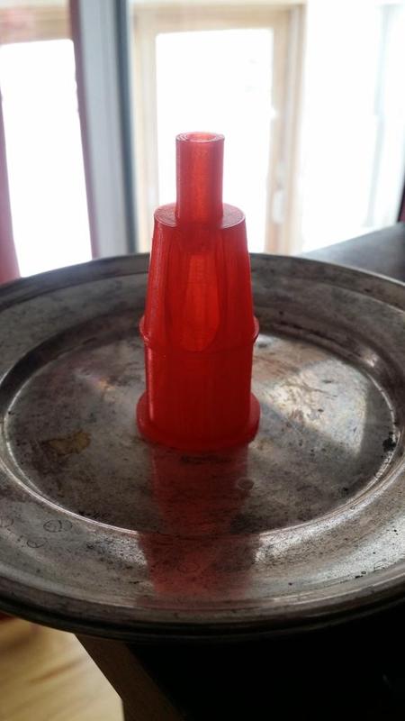 Orifice for spinning wheel