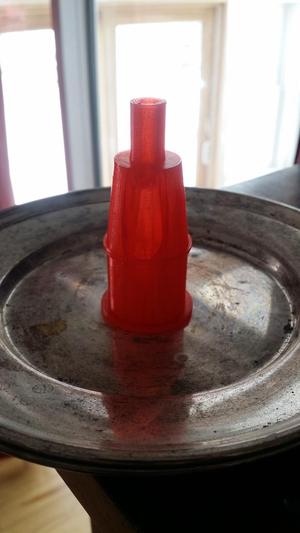 Orifice for spinning wheel
