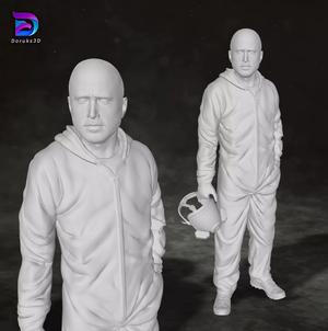 Jesse Pinkman Breaking Bad Action Figures Custom 3D Print Model