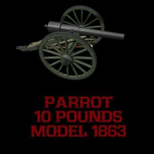 54mm ACW 10pdr Parrott rifle Model 1863
