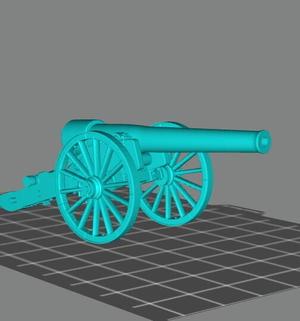 15MM ACW 30PDR PARROTT RIFLE early version