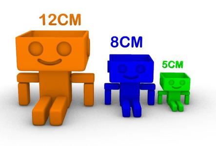 Cute Desktop Cube Character