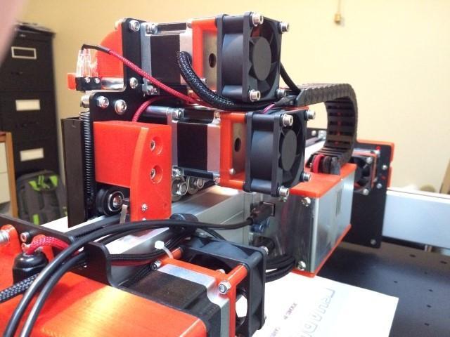 Shapeoko 3 Drag Chain and Fan Mount