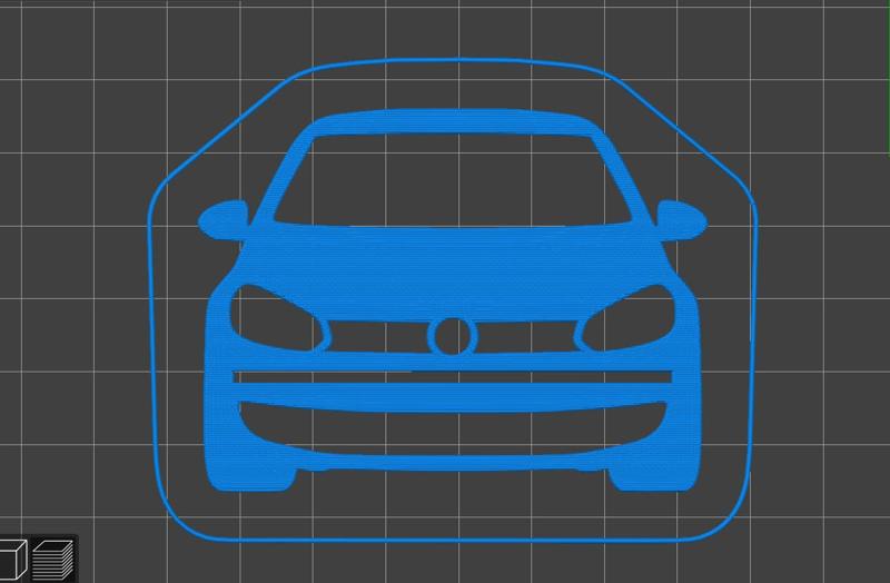 VW Golf 6 Toothpaste Squeezer