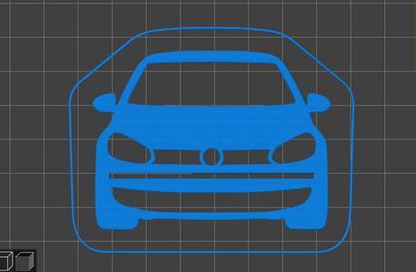 VW Golf 6 Toothpaste Squeezer