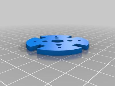 Customizable Circular Motor Mount