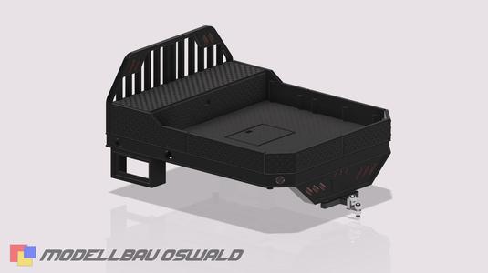 1:18 Anson Dodge Ram 3500 Dually Fletbed LQ70