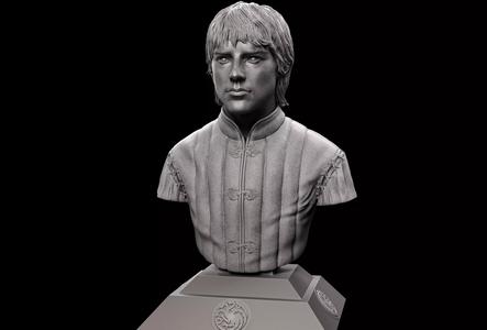 Harry Collett- Jacaerys Velaryon Bust - House of the Dragon