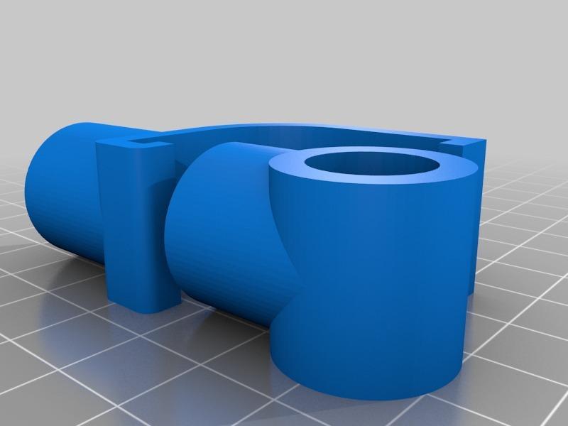 Spool holder brackets for M3D printer and 1/2" tubing