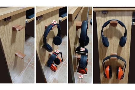 Soporte de Auriculares (paramétrico) / Headphone Stand (parametric)