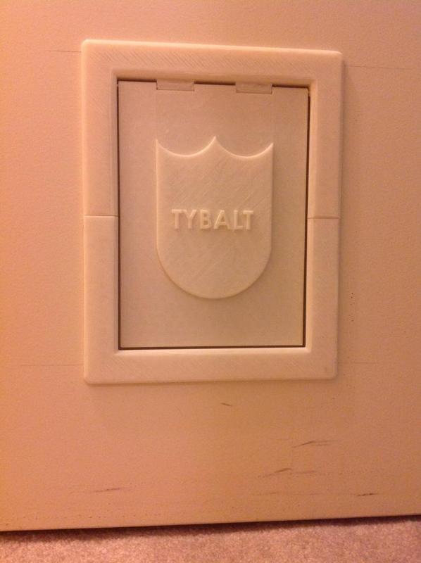 3-D Printable Pet Door