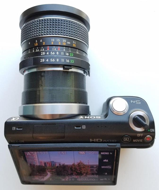 Sony E Mount to Minolta MC/MD/SR Mount Adapter