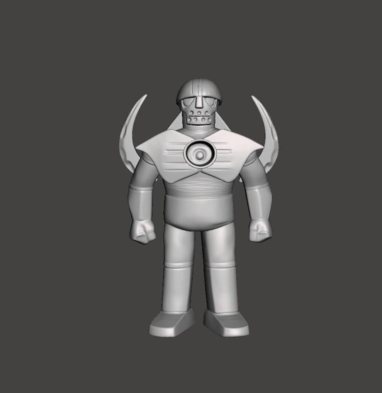 JUMBO MACHINDER FAN ART GARADA K7 RETRO SHOGUN WARRIORS