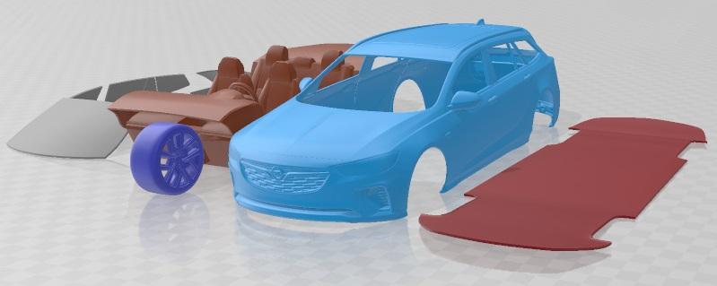 Opel Insignia GSI Sport Tourer 2019 Printable Car