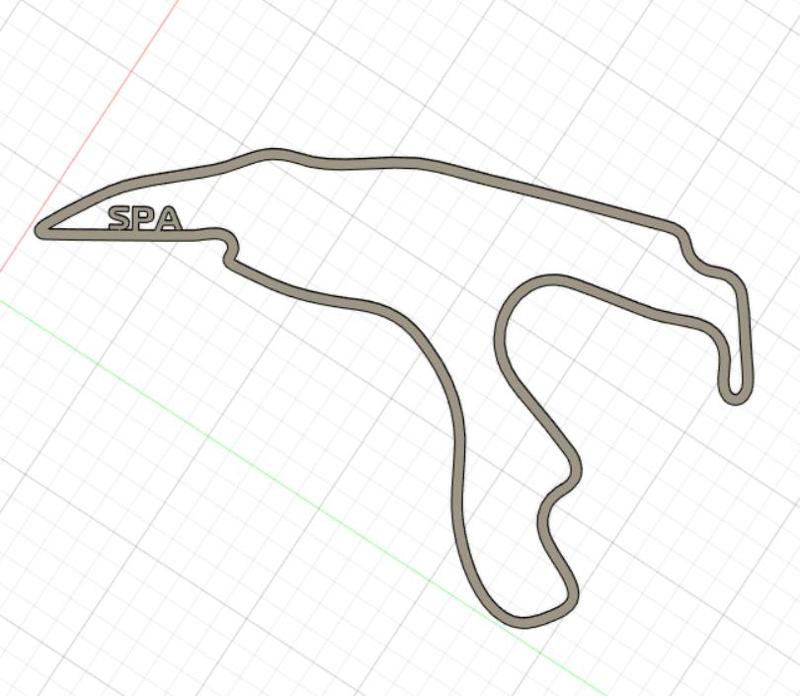 Spa-Francorchamps Track Layout
