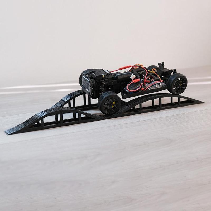 Cross Axle Bridge (wave) for diecast and RC cars