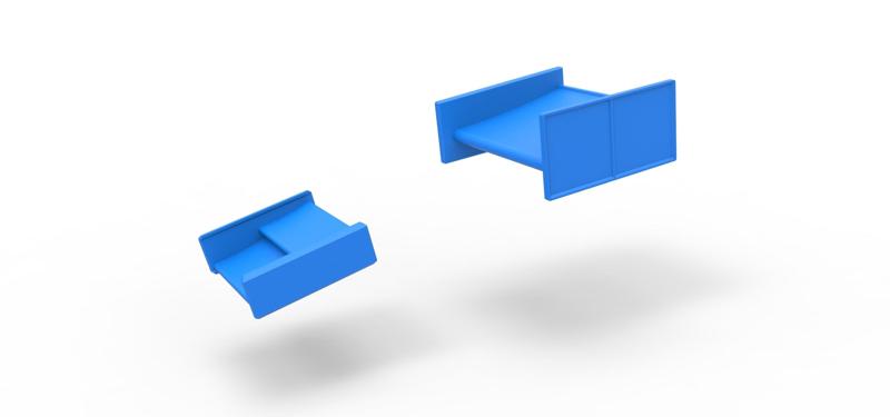 Wings of BriSCA Formula 1 Stock Car for Asphalt Scale 1:25